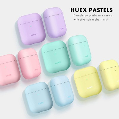 LAUT PASTELS for AirPods 1/2 Baby Blue, Polycarbonate, Charging Case, Apple AirPods 1/2