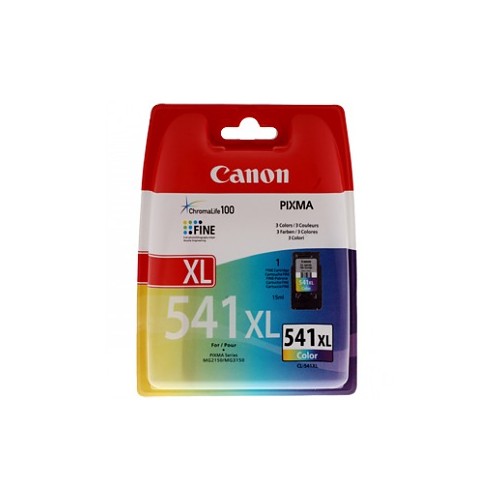 Canon CL-541XL, žalsvai mėlyna, rausvai raudona, geltona Spausdintuvų reikmenys Canon
