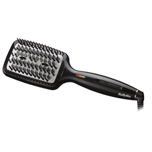 BABYLISS Electric hair straightening brush HSB101E Ceramic heating system, Ionic function, Ion