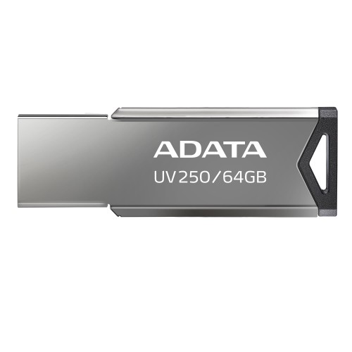 ADATA FlashDrive UV250 16GB Metal Black USB 2.0 Flash Drive, Retail Išoriniai kietieji diskai