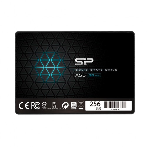 Silicon Power A55 256 GB, SSD  2,5", SSD sąsaja SATA, Rašymo greitis 450
