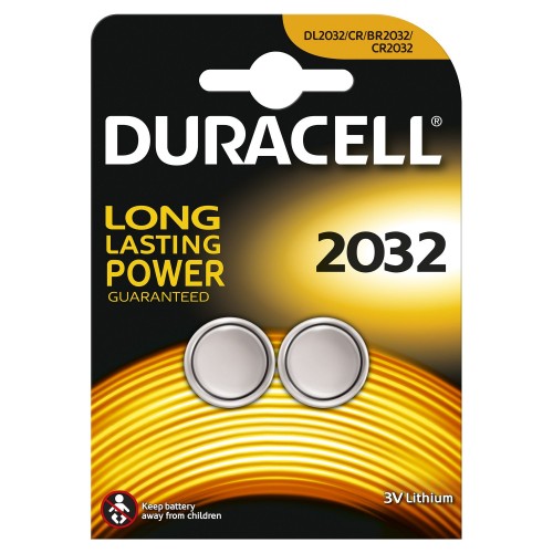 DURACELL Lithium DL2032 BL2 Baterijos Duracell