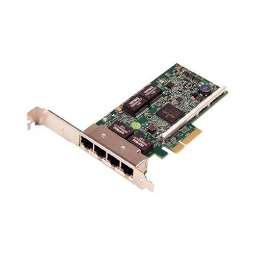 Dell Broadcom 5719 Quad Port 1 Gigabit Network Interface Card Low Profile, Cuskit PCI Express