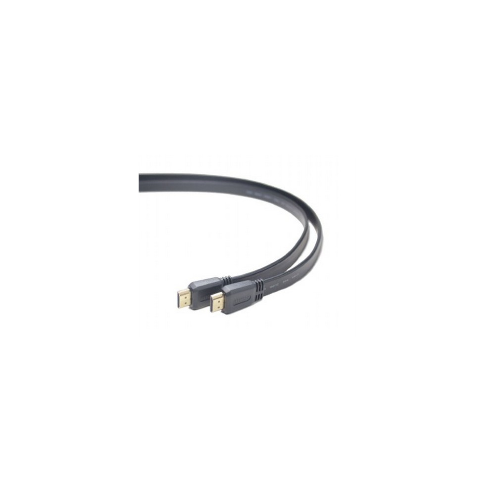 Cablexpert 3 m m, Black, HDMI male-male flat cable