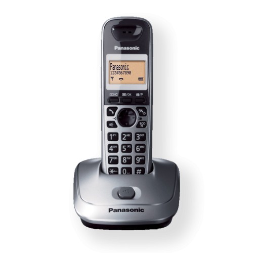 Panasonic KX-TG2511FXM foninio apšvietimo mygtukai, juodas, skambintojo ID, belaidis ryšys