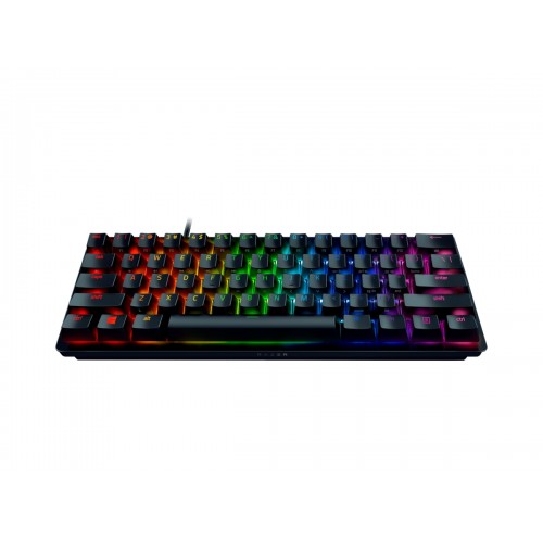 Razer Huntsman Mini 60%, Gaming, Opto-Mechanical, RGB LED light, Nordic, Black, Wired