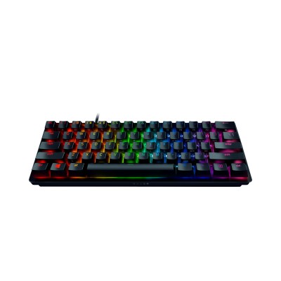 Razer Huntsman Mini 60%, Gaming, Opto-Mechanical, RGB LED light, Nordic, Black, Wired