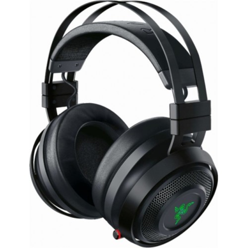 Razer Gaming Headset, Wireless USB Transceiver / 3.5mm analog, Nari Ultimate, PC with USB port PlayStation 4*, Black, Built-in m