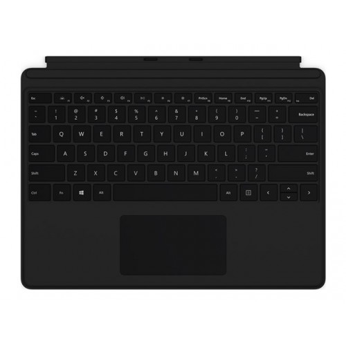Microsoft Keyboard Surface Pro X Keyboard Built-in Trackpad, Black, Wireless connection, English, 245 g