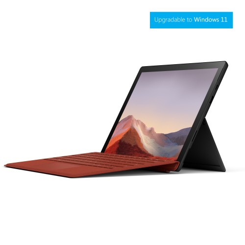 Microsoft Surface Pro 7 Platinum + Surface Pro Type Cover Poppy Red, 12.3 ", Touchscreen, 2736 x 1824 pixels, Intel Core i5, 103