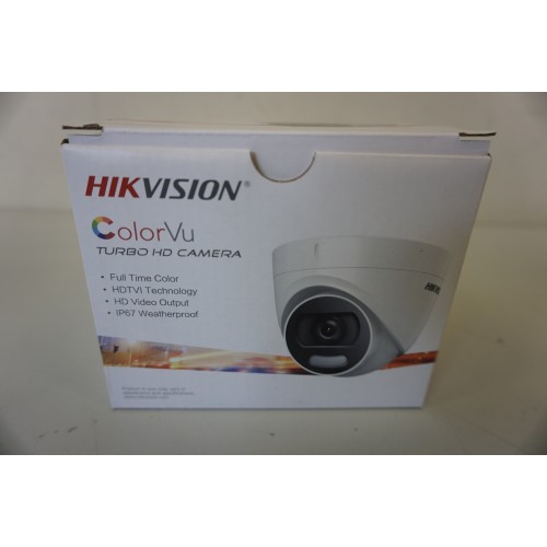 SALE OUT. Hikvision Dome Camera DS-2CE72HFT-F F2.8 Turbo HD 5MP/2.8mm/White light up to 20m/3D DNR/4in1/IP67/White Hikvision Dom