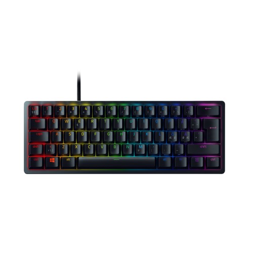 Razer Optical Gaming Keyboard Huntsman Mini 60% RGB LED light, Nordic Layout, Wired, Black, Analog Switch