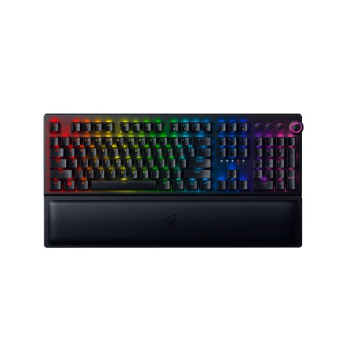 Razer BlackWidow V3 Pro Mechanical Gaming Keyboard, RGB LED light, US, Wireless/Wired, Black