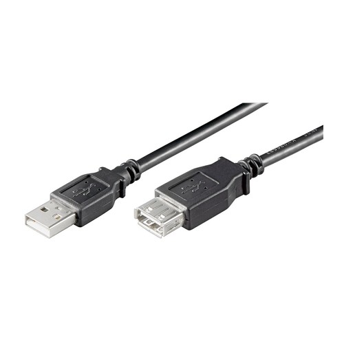 Goobay USB 2.0 Hi-Speed prailginimo kabelis USB 2.0 kištukas (A tipas), USB 2.0 lizdas (A