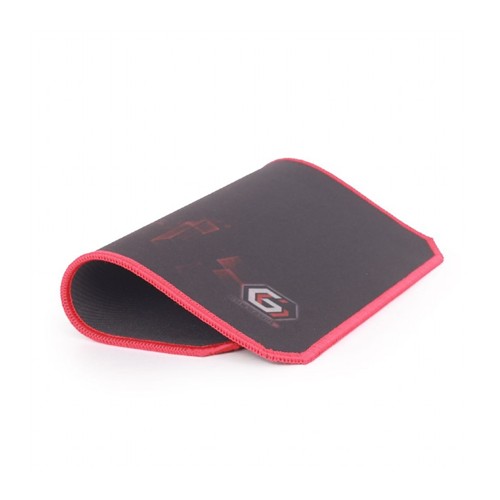 Gembird MP-GAMEPRO-L žaidimų pelės kilimėlis PRO, didelis juodas/raudonas, 400 x 450 x 3 mm
