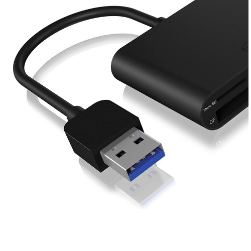 Raidsonic ICY BOX IB-CR301-U3 USB 3.0 išorinis kortelių skaitytuvas Adapteriai Raidsonic