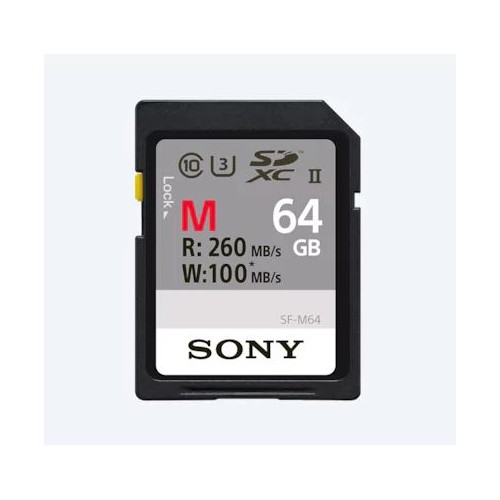 Sony SF-M64 64 GB, MicroSDXC, Flash atminties klasė 10 Atminties kortelės Sony