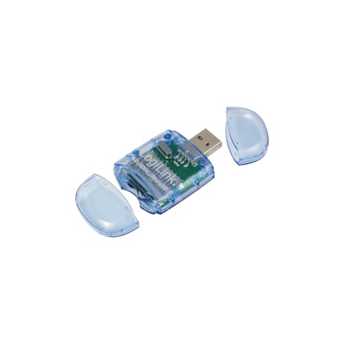 Logilink CR0015B“ kortelių skaitytuvas, USB 2.0 atmintis, SD ir „Micro SD“ formatas Kortelių