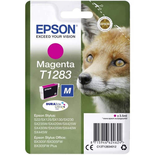 Epson T1283, Magenta Spausdintuvų reikmenys Epson