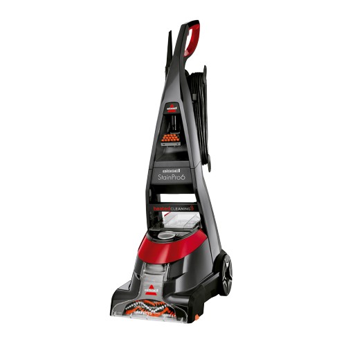 Bissell Carpet Cleaner StainPro 6 Corded operating, Handstick, Washing function, 800 W, Red/Titanium, Warranty 24 month(s)