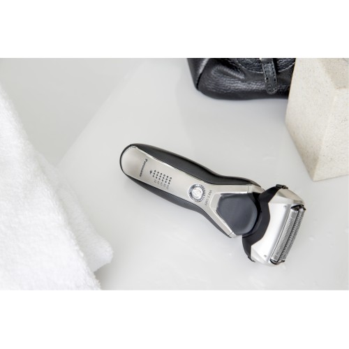 Panasonic Shaver ES-RT67-S503 Charging time 1 h, Wet use, Li-Ion, Number of shaver heads/blades 3, Black/ silver