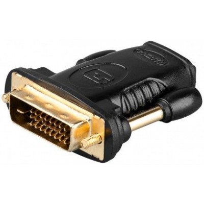 Goobay 68931 HDMI /DVI-D adapteris, paauksuotas Laidai, kabeliai ir įrankiai Goobay