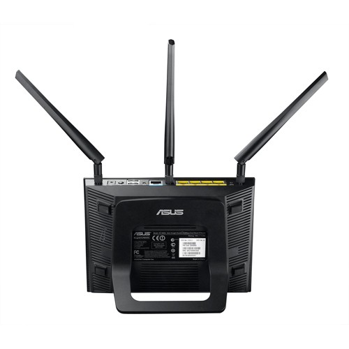 Asus Router RT-AC66U 10/100/1000 Mbit/s, Ethernet LAN (RJ-45) prievadai 4, 2,4GHz/5GHz, Wi-Fi