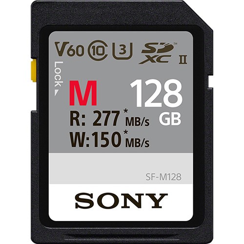 Sony 128 GB SF-M serijos UHS-II SD atminties kortelė Atminties kortelės Sony