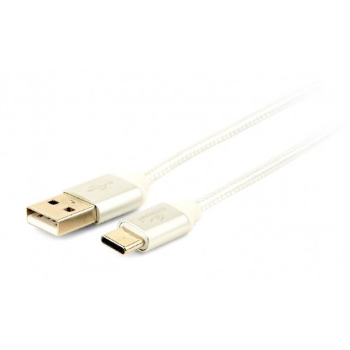 Gembird USB Type-C laidas su pynėmis ir metalinėmis jungtimis, 1,8 m Pakrovėjai Gembird