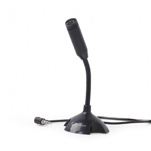Gembird stalinis mikrofonas MIC-D-02 3,5 mm, 3,5 mm garso kištukas, juodas Mikrofonai Gembird