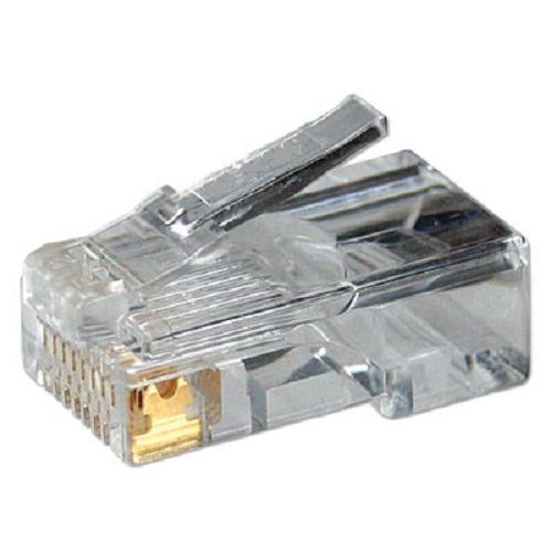 Logilink MP0002 CAT5e Modular PlugSuitable for 8P8C Round CablePlug unshieldedGold-plated