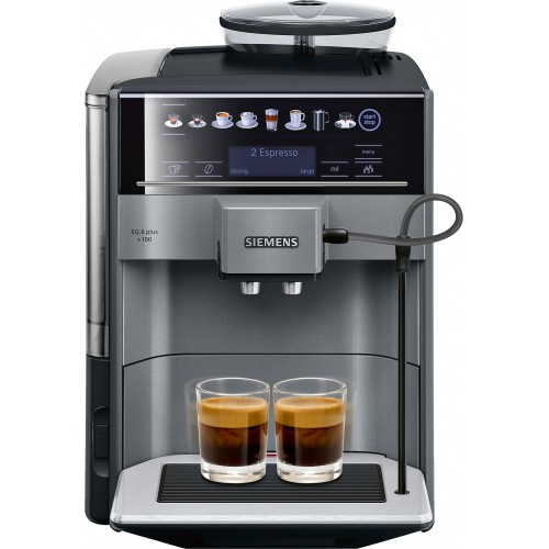 SIEMENS kavos aparatas TE651209RW Siurblio slėgis 15 barų, Integruotas pieno plaktuvas, Pilnai