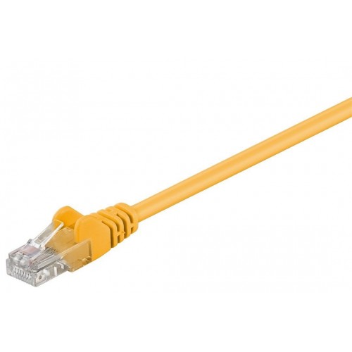 Goobay 68351 CAT 5e kabelis, U/UTP, geltonas, 15 m Interneto laidai ir priedai Goobay
