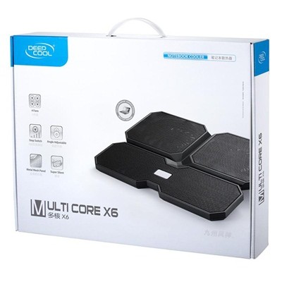 deepcool Multicore x6 nešiojamojo kompiuterio aušintuvas iki 15,6" 900g g, 380X295X24mm mm