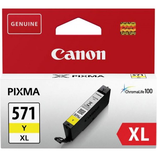 Print4you analoginė Canon CLI-571YXL“, geltona Spausdintuvų reikmenys Print4you