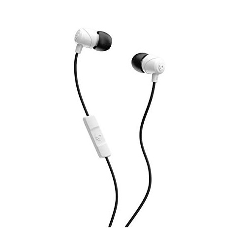 Skullcandy JIB 3,5 mm, į ausį įkišamas / ausies kabliukas, mikrofonas, balta / juoda Ausinės