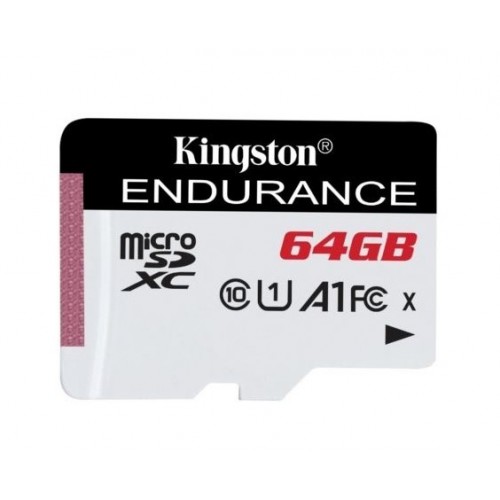 Kingston Endurance UHS-I U1 64 GB, micro SDXC, Flash atmintis 10 klasė Atminties kortelės