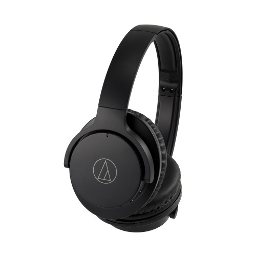 Audio Technica aktyvus triukšmą slopinančios ausinės – juodos, belaidės Ausinės ir ausinukai