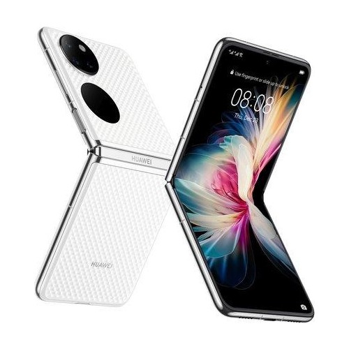 Huawei P50 Pocket White, 6.9 ", Foldable OLED, 1188x2790, Qualcomm SM8350, Snapdragon 888 4G (5 nm), Internal RAM 8 GB, 256 GB, 