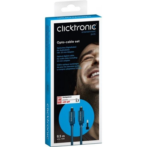 Clicktronic Opto-cable set 70365 0.5 m