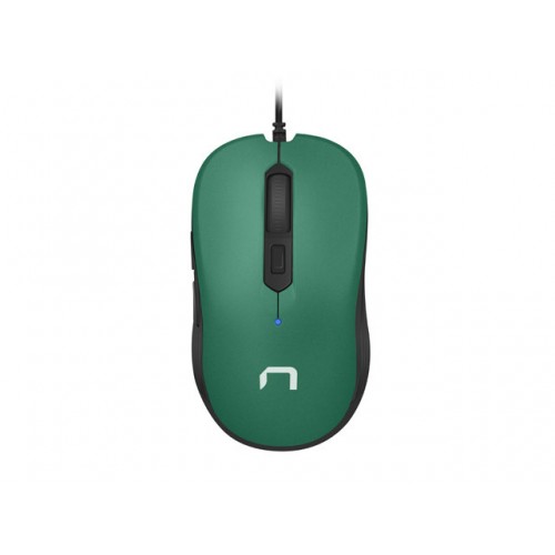 Natec Mouse, Drake, Wired, 3200 DPI, Black/Green