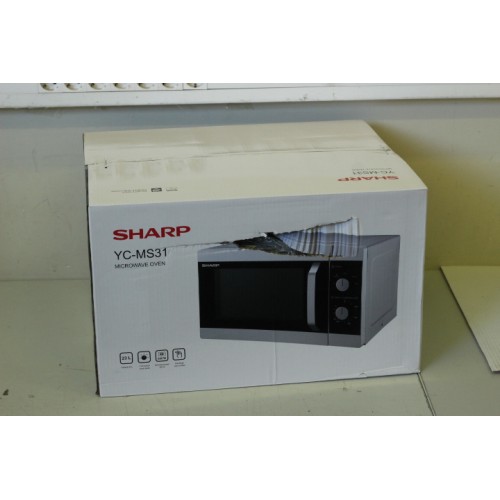 SALE OUT. Sharp YC-MS31E-S Microwave oven, 23 L capacity, 900 W, Silver Sharp Microwave oven YC-MS31E-S Free standing, 900 W, Si