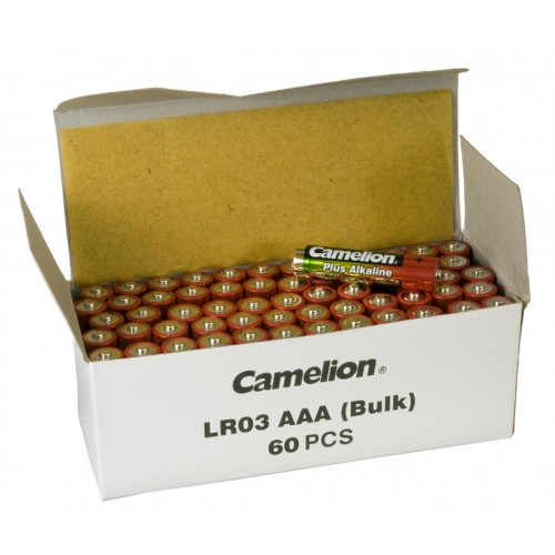 Camelion AAA/LR03, plius šarminis, 60 vnt. Baterijos Camelion