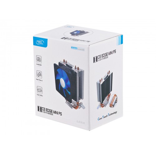 Deepcool "Ice Edge Mini FS" universal cooler, 2 heatpipes, Intel Socket LGA1156 /1155/ 775 and AMD Socket FM1/AM3+/AM3/AM2+/AM2/