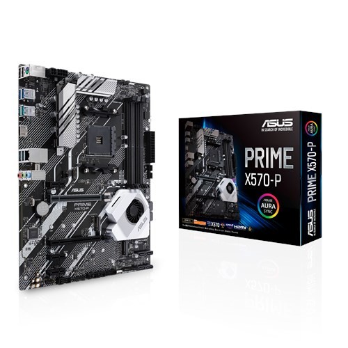 Asus PRIME X570-P Procesorių šeima AMD, Procesoriaus lizdas AM4, DDR4, Atminties lizdai 4