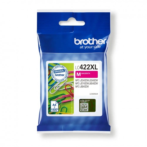 Brother LC422XLM Ink Cartridge, Magenta