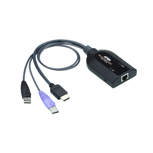 Aten USB HDMI virtualios medijos KVM adapterio laidas (palaiko išmaniųjų kortelių skaitytuvą ir