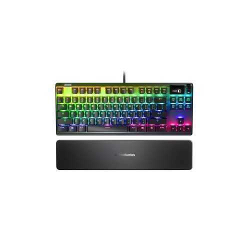 SteelSeries APEX 7 TKL, Gaming keyboard, RGB LED light, Nordic, Red, Wired