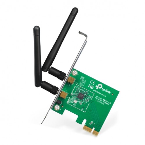 TP-LINK TL-WN881ND, PCI Express adapteris 2.4GHz, 802.11n, 300Mbps, 1x Nuimama 2dBi antena