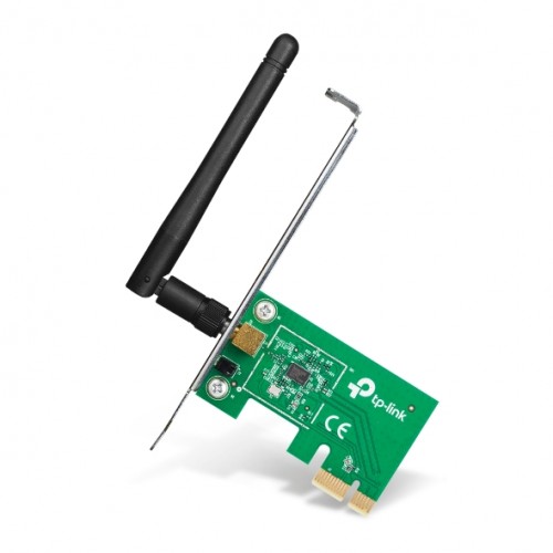 TP-LINK TL-WN781ND, PCI Express adapteris 2.4GHz, 802.11n, 150Mbps, 1x Nuimamos antenos 2dBi